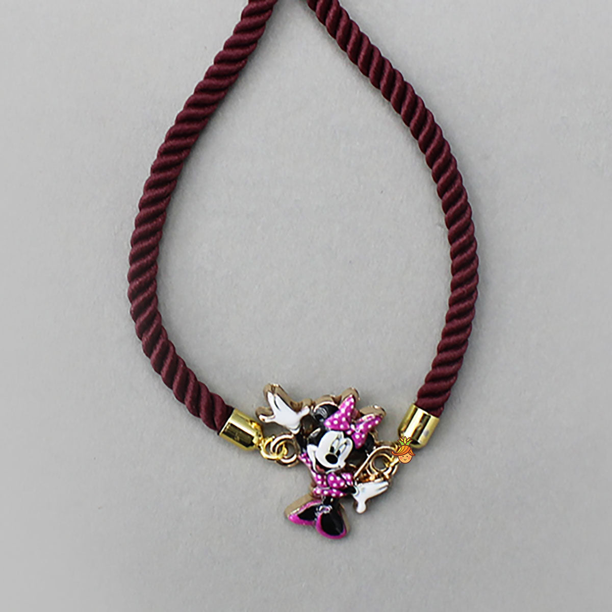 Maroon Adjustable Rakhi With Cartoon Character