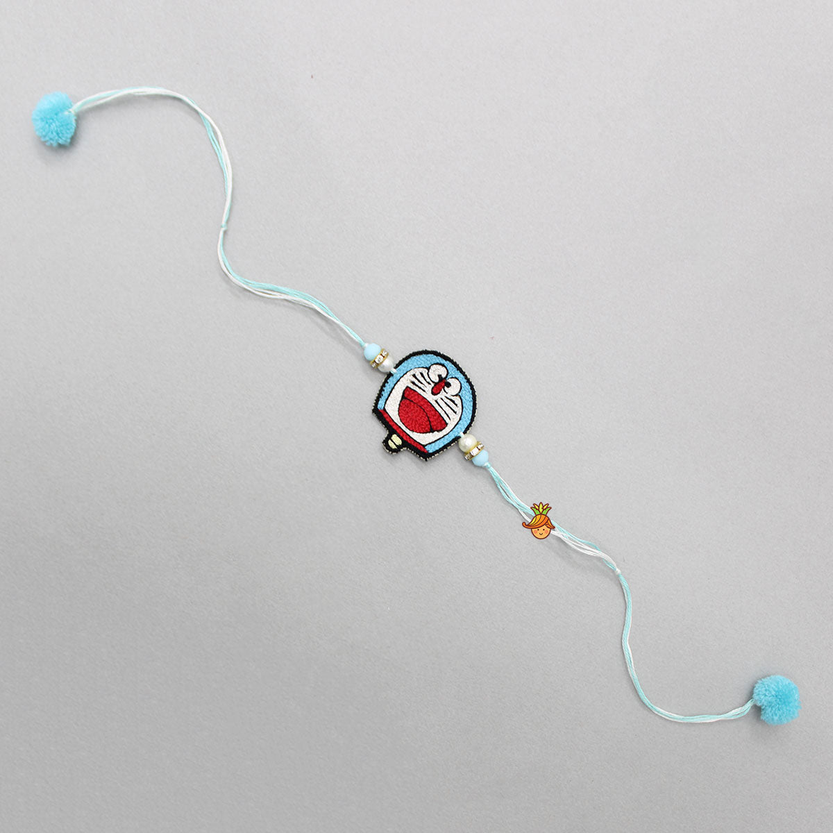 Embroidered Cartoon Character Blue Rakhi