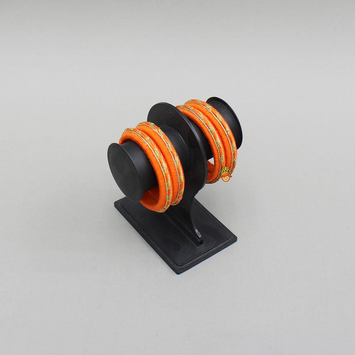 Beautiful Orange Thread Bangles