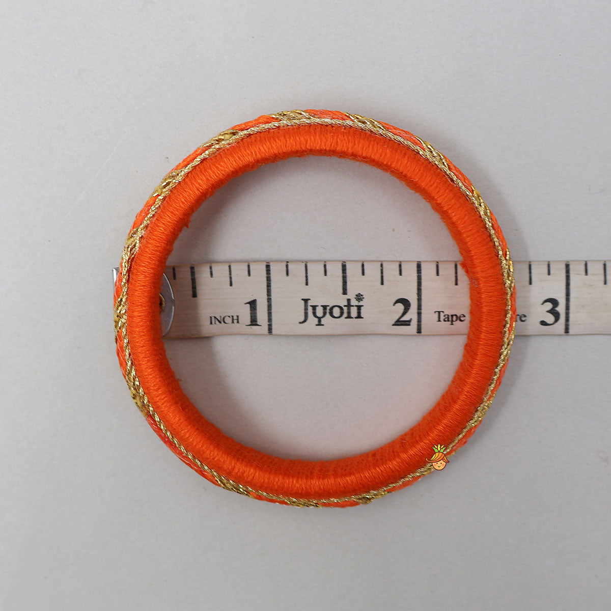 Beautiful Orange Thread Bangles