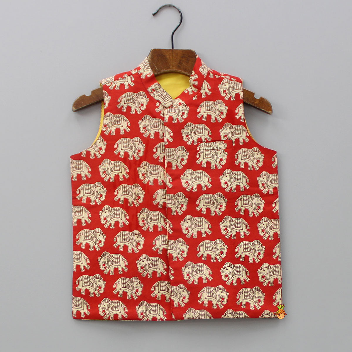 Red Elephant Printed Jacket