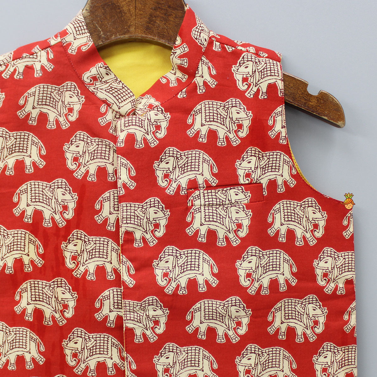 Red Elephant Printed Jacket