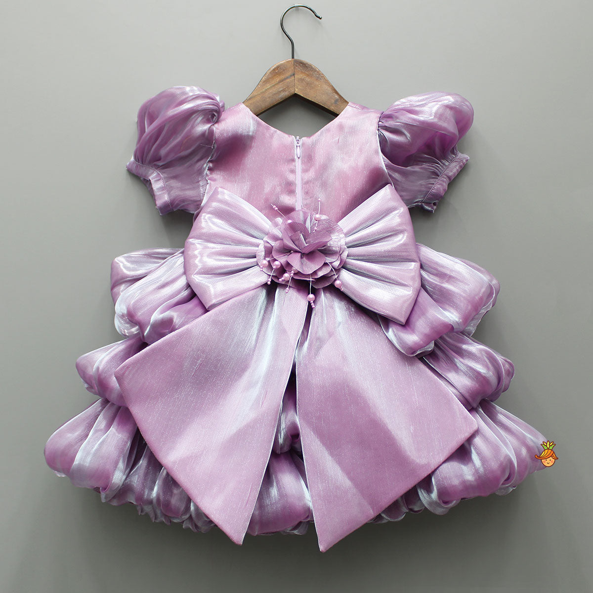 Purple Ruffled Dress