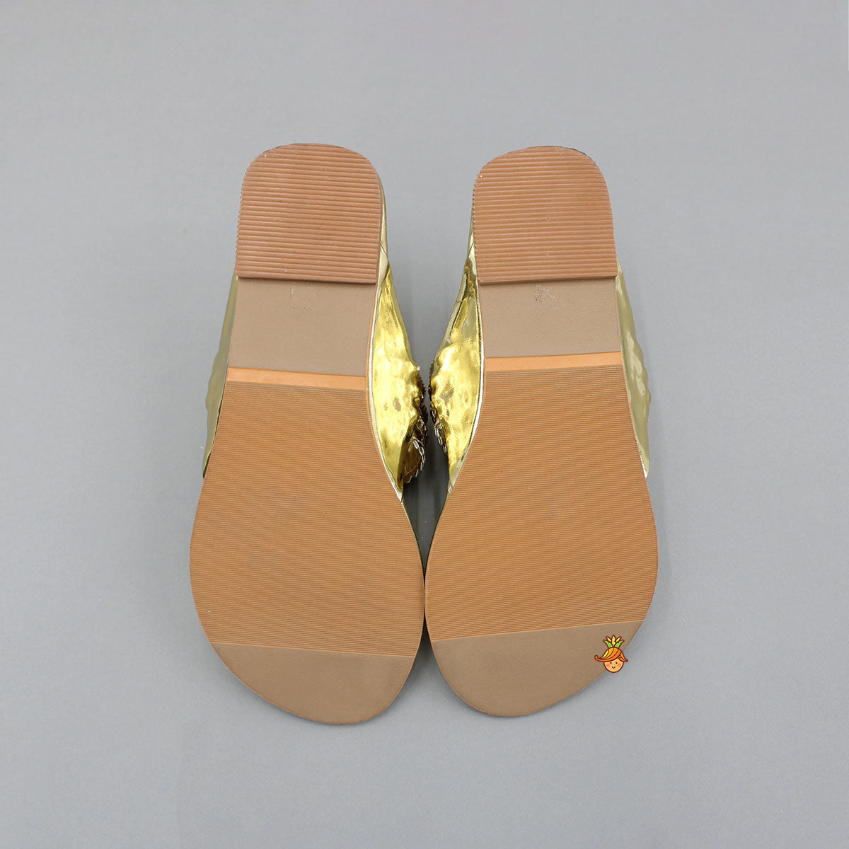 Shiny Braided Kolhapuri Flats