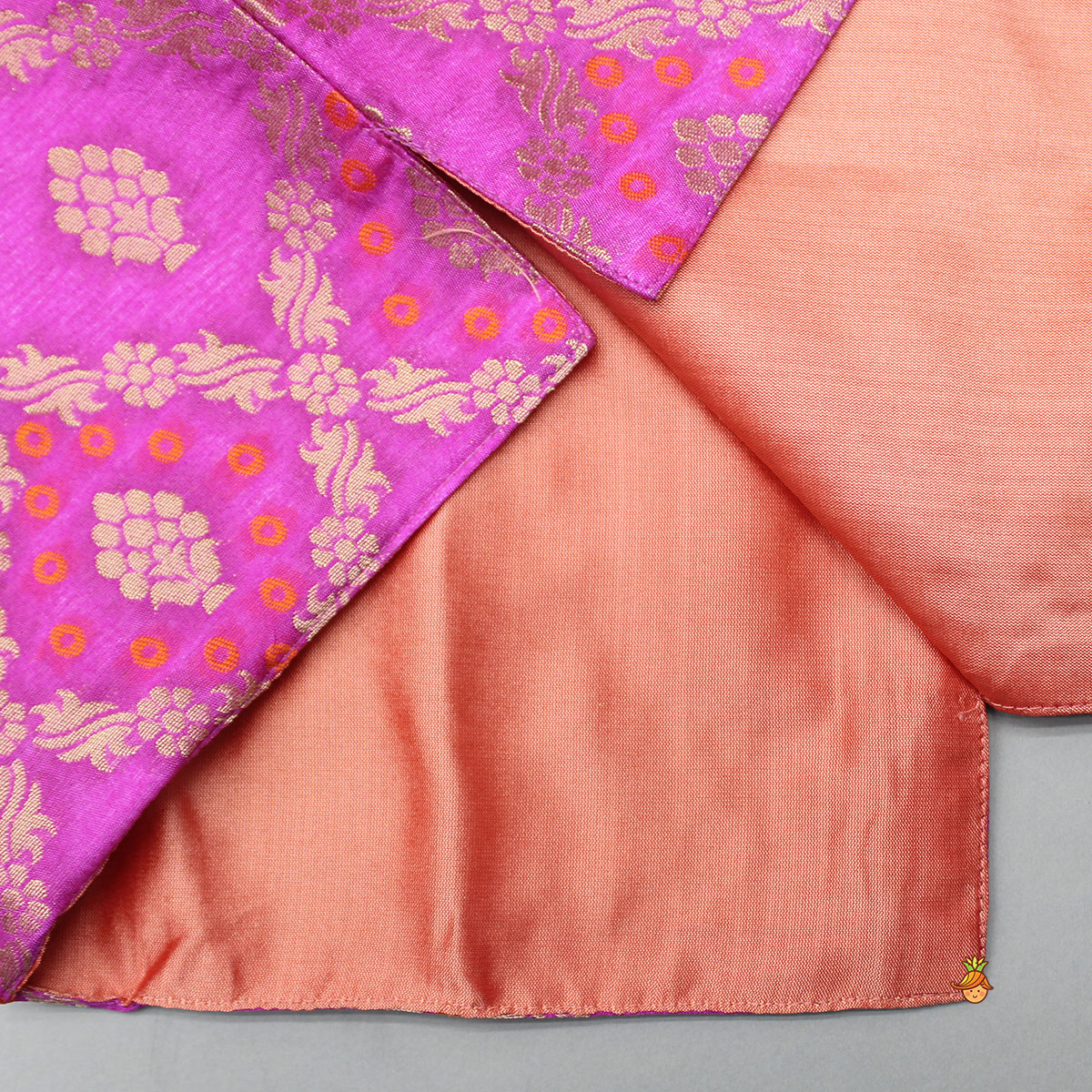 Brocade Embroidered Pink Jacket