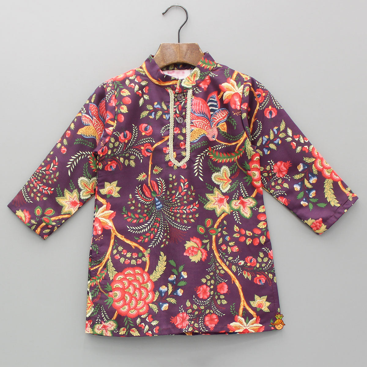 Floral Multicoloured Printed Kurta With Pyjama