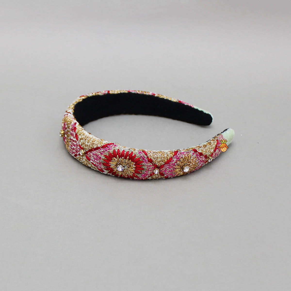 Thread Embroidered Multicolour Hairband