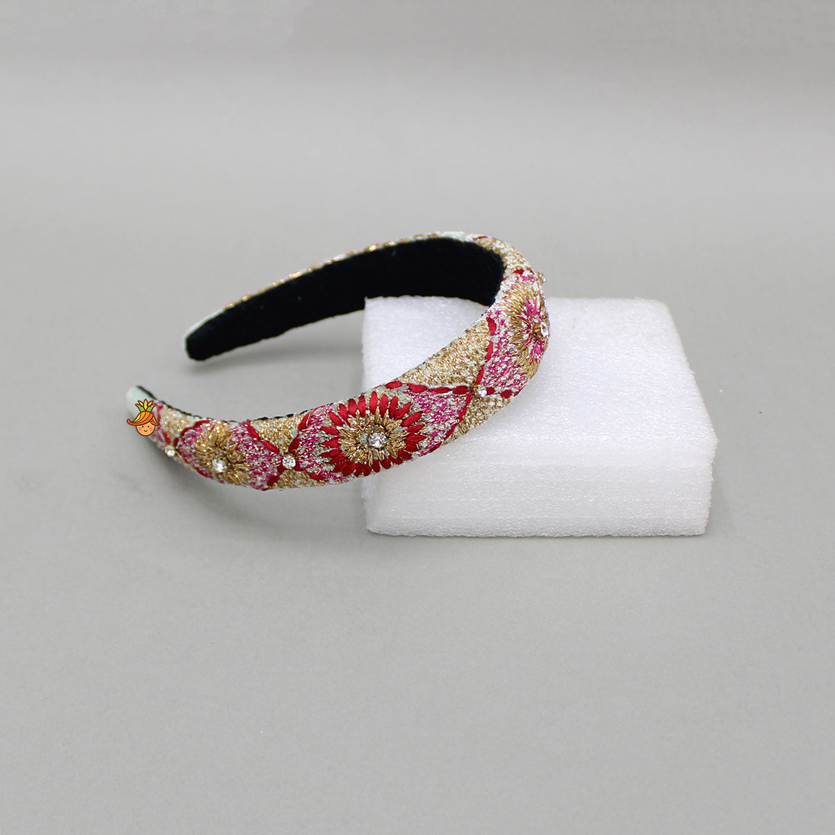 Thread Embroidered Multicolour Hairband