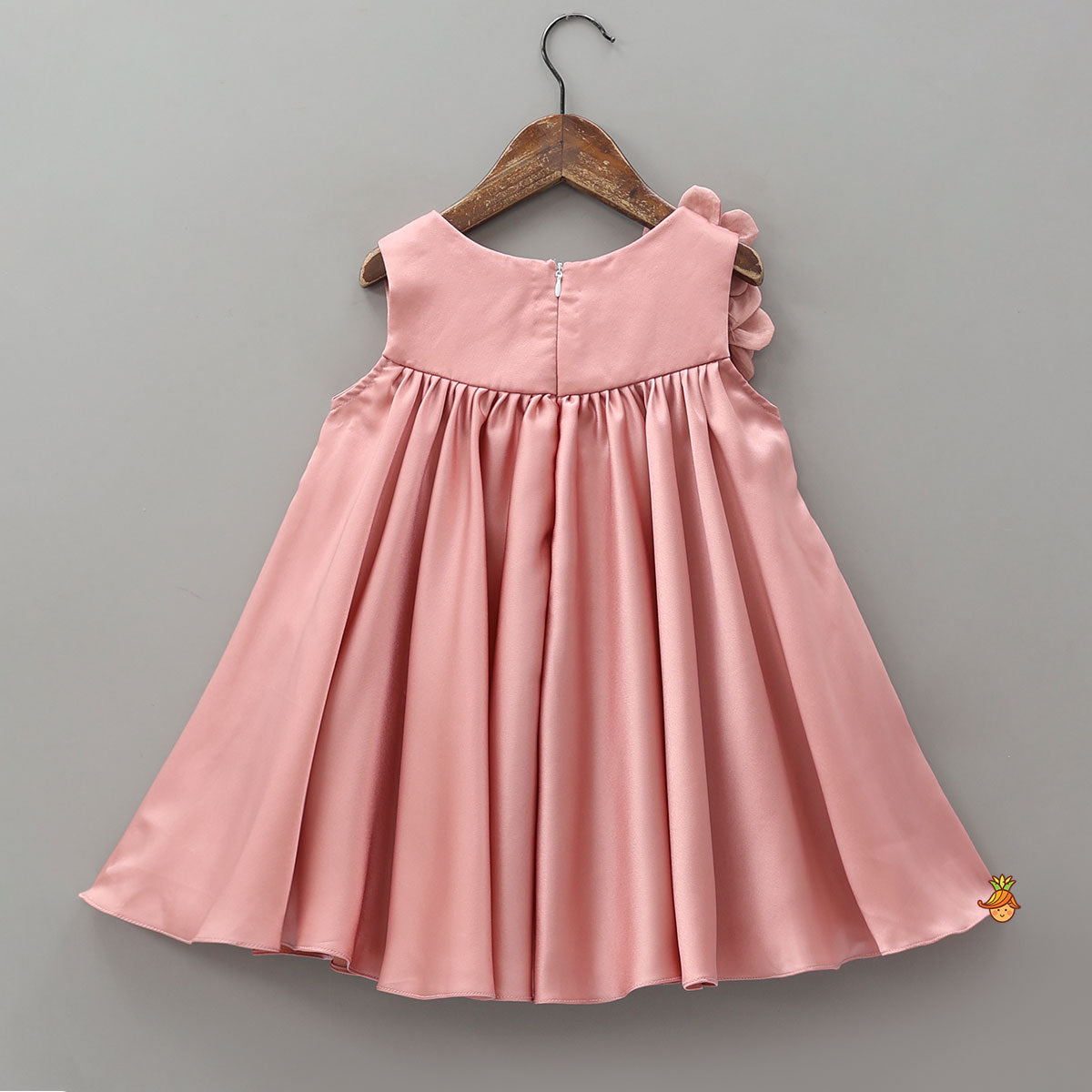 Flower Enhanced Flared Dress