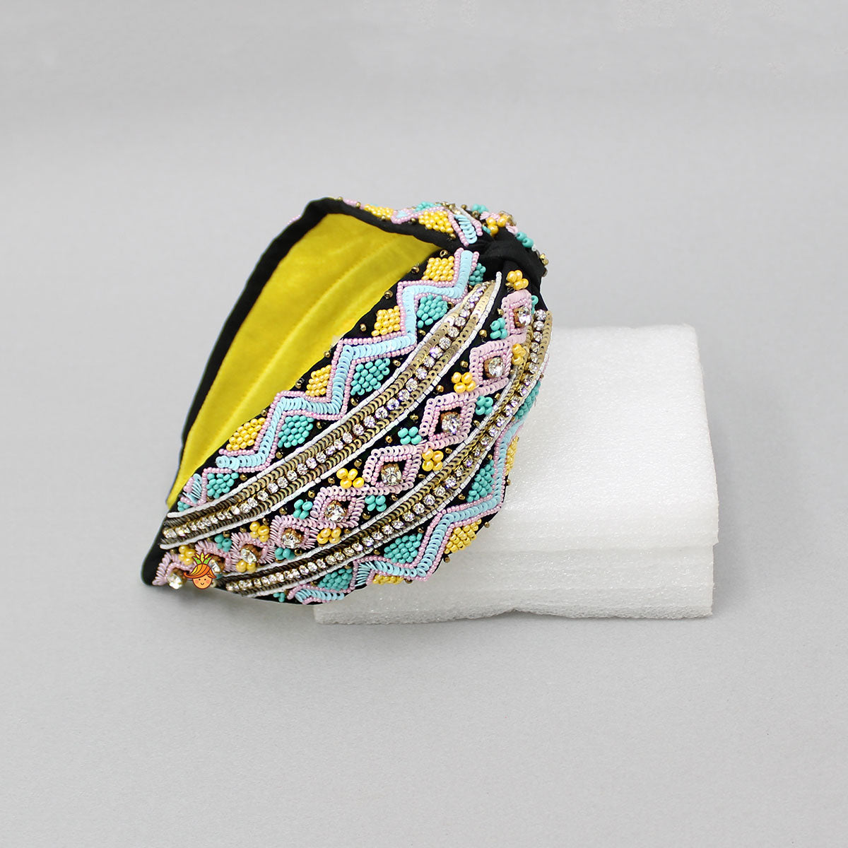 Hand Embroidered Multicolour Hairband