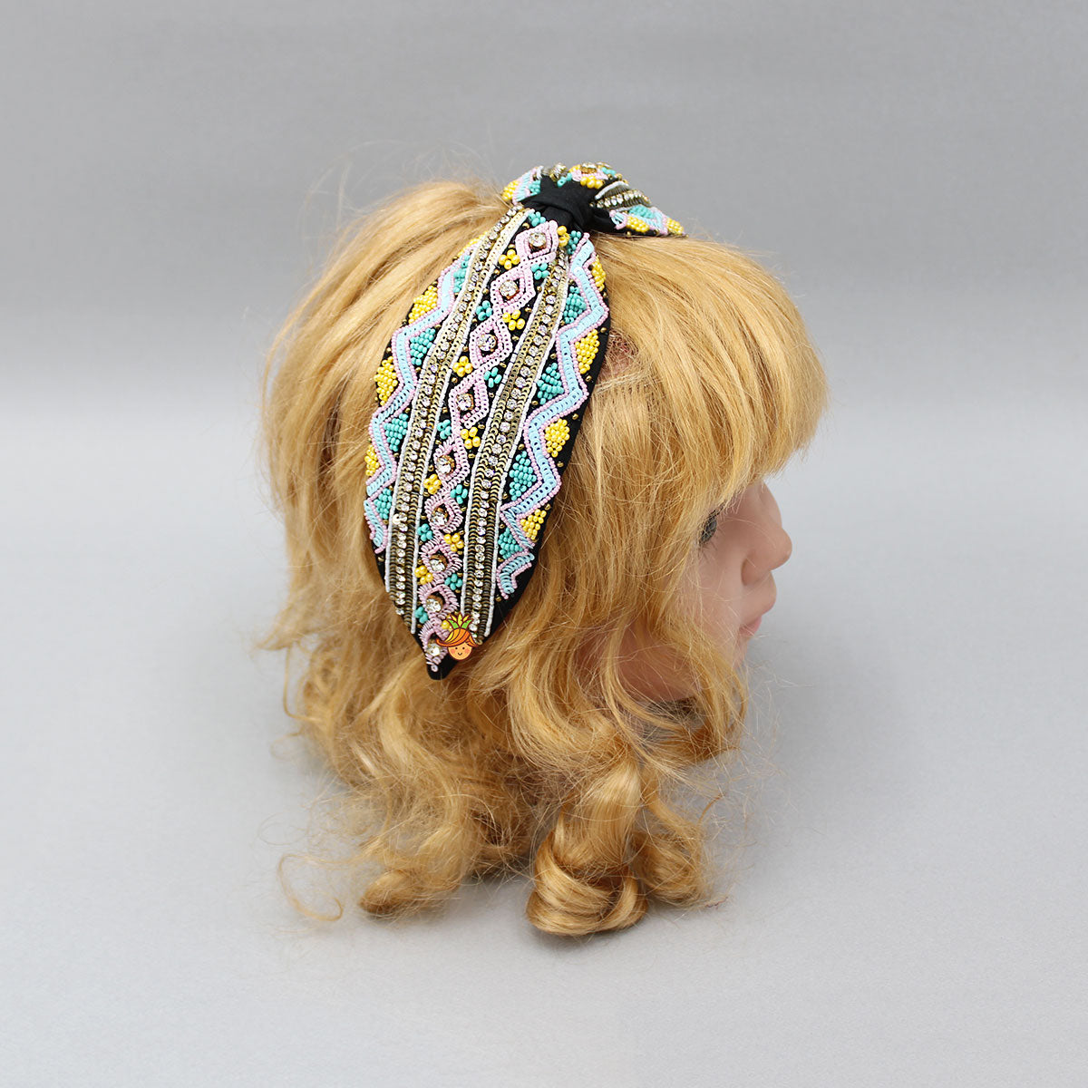 Hand Embroidered Multicolour Hairband