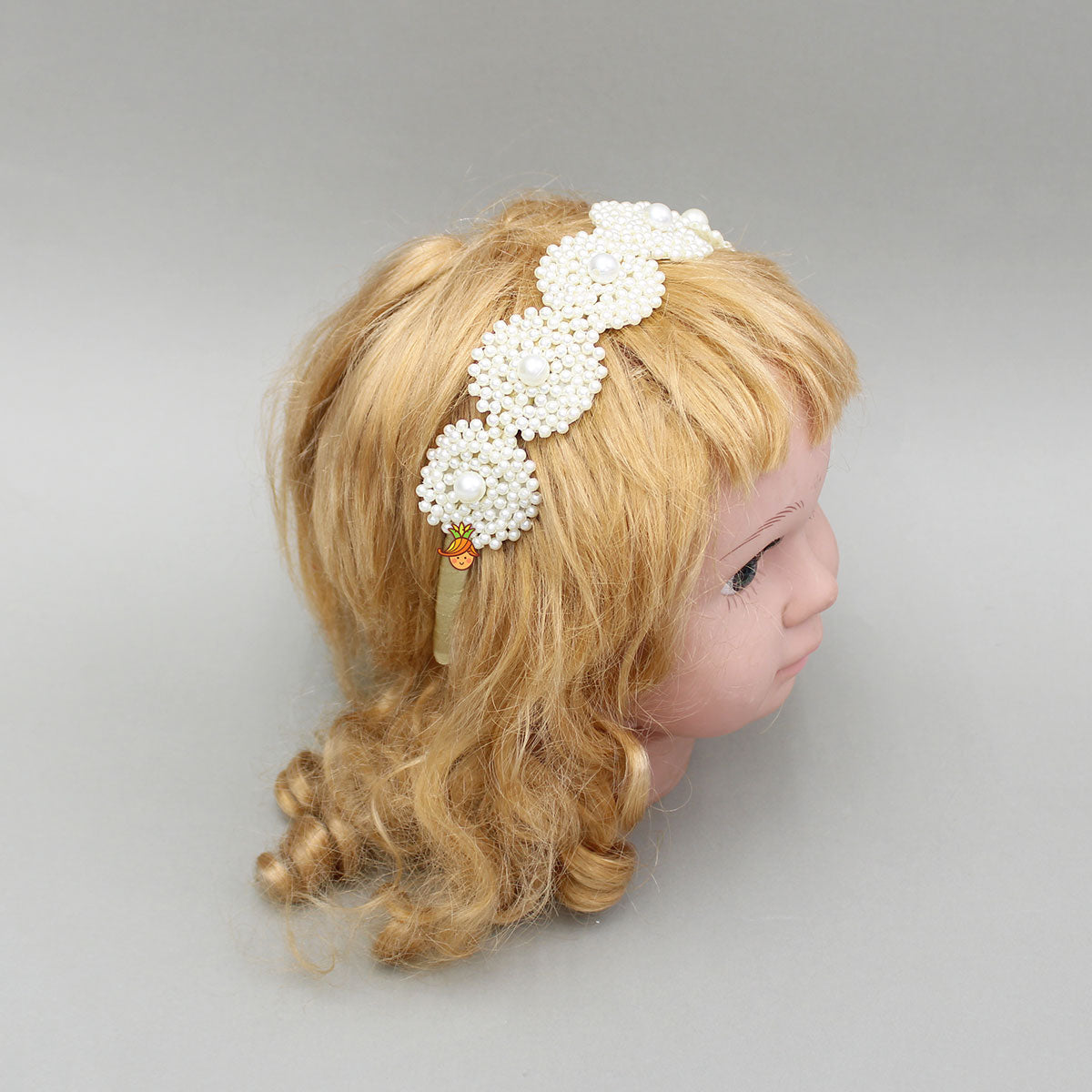 Embellished Beige Hairband