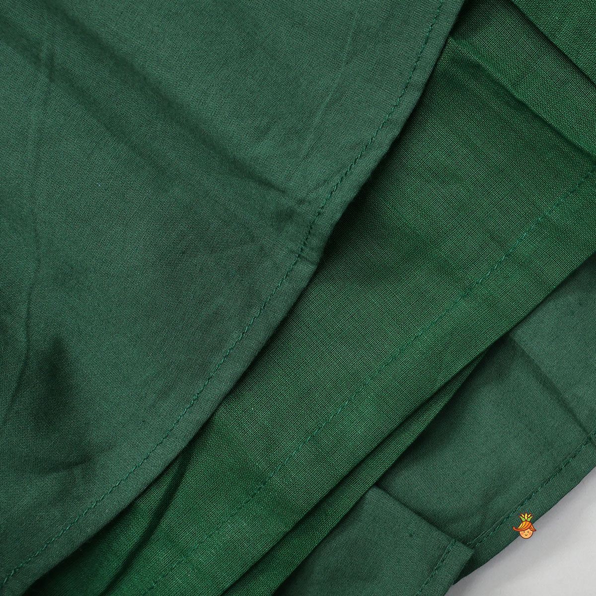 Green Multicolour Floral Embroidered Kurti