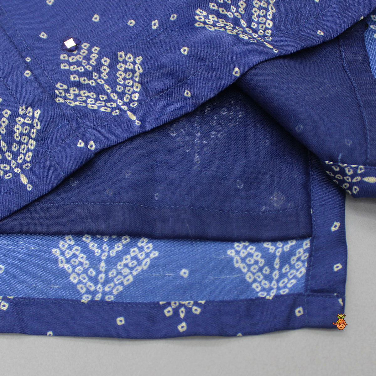 Printed Blue Kurta And Pyjama