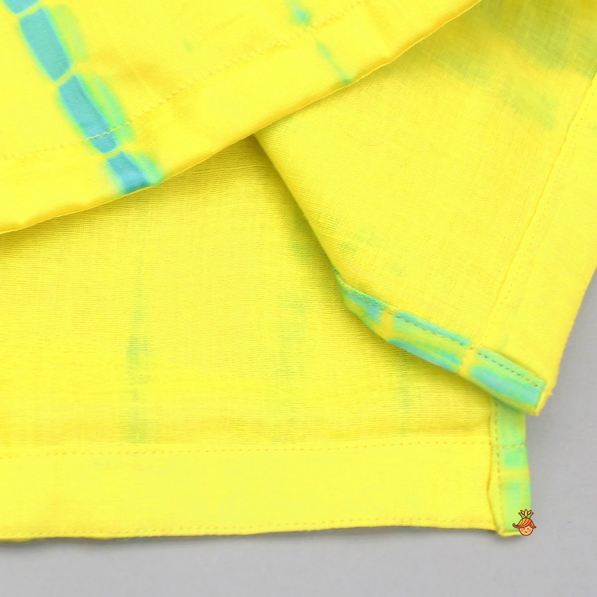 Yellow Printed Embellished Kurta With Pyjama