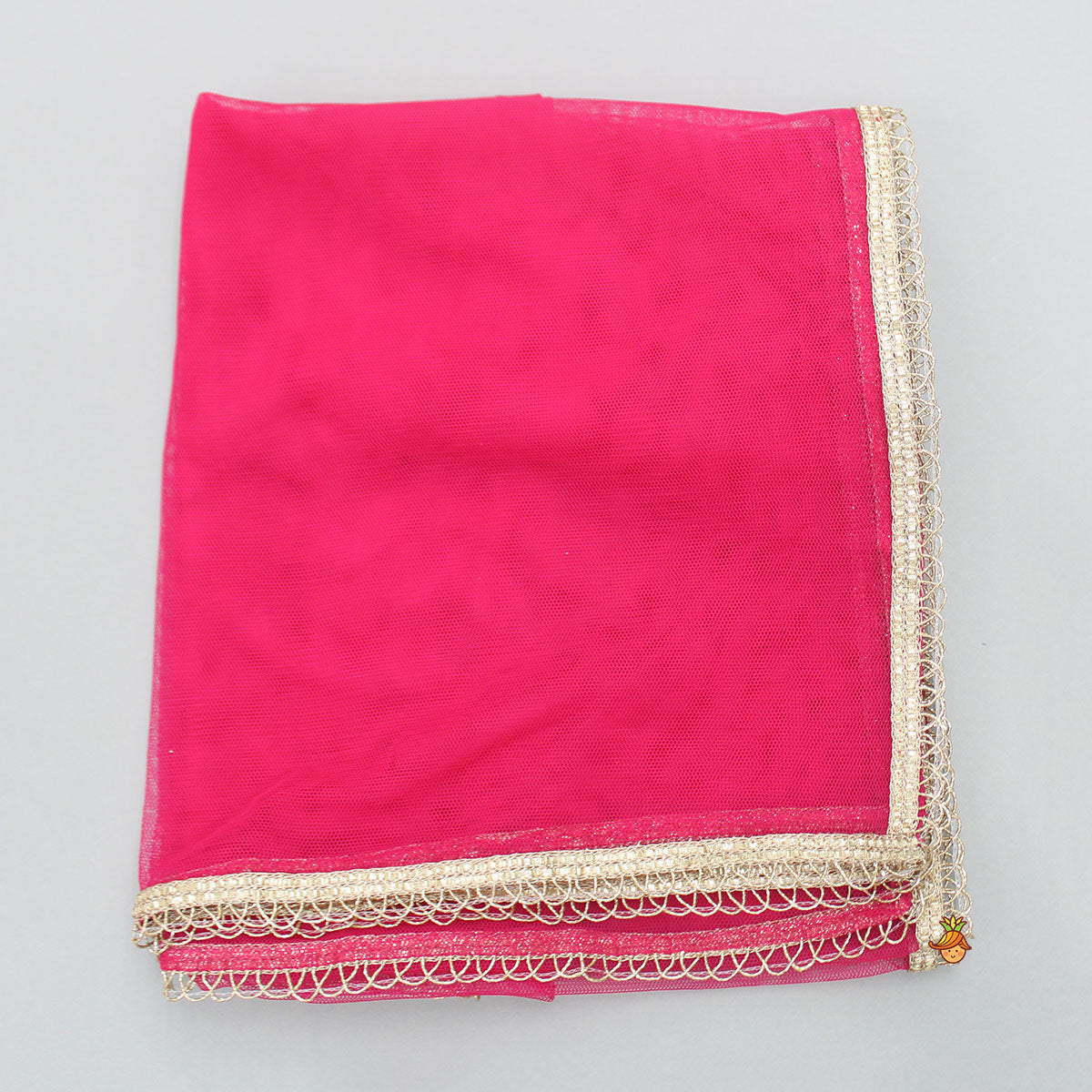 Embroidered Pink Kurti With Sharara And Dupatta