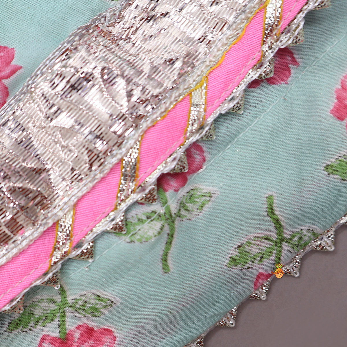 Floral Printed Stylish Backless Kurti With Sharara And Dupatta