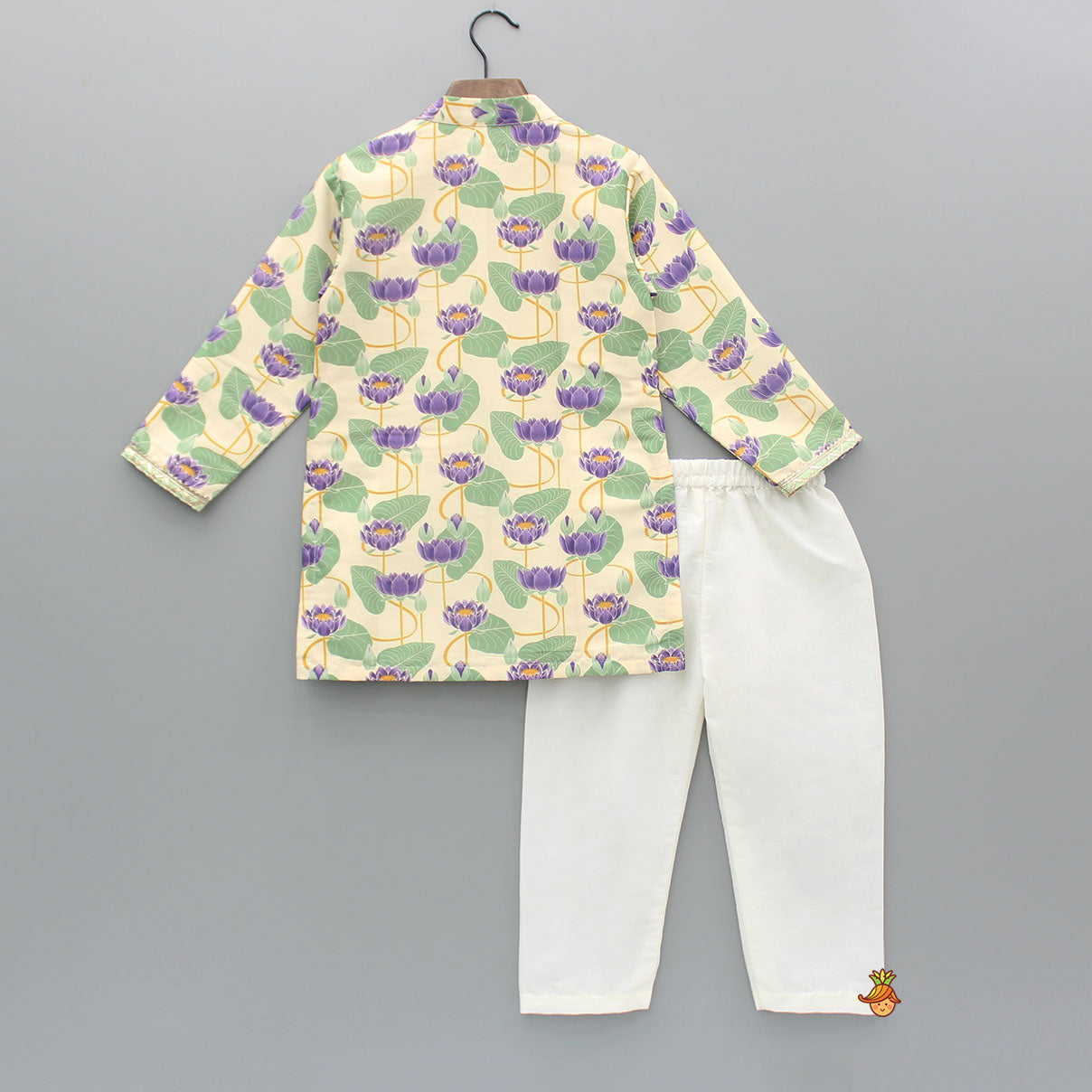 Multicolour Floral Printed Kurta And Pyjama