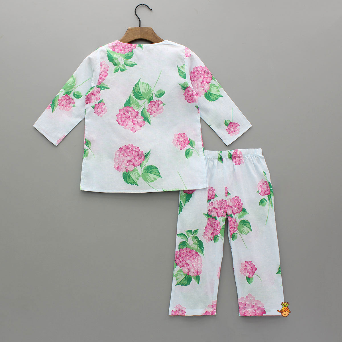 Floral Printed Top And Pyjama