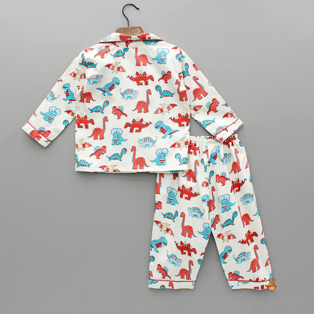 Multicolour Dinosaur Printed Sleepwear