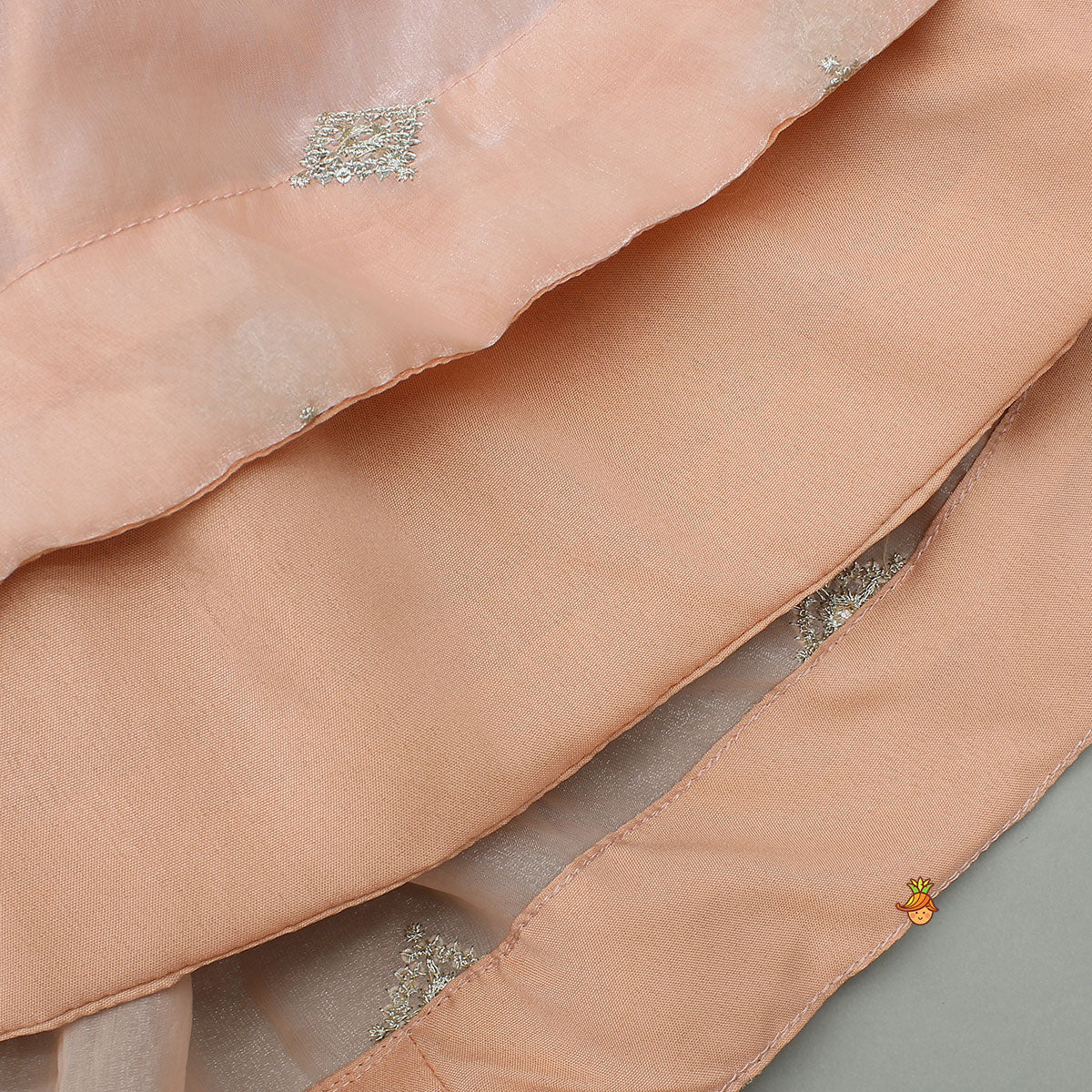 Pink Embroidered Top And Lehenga