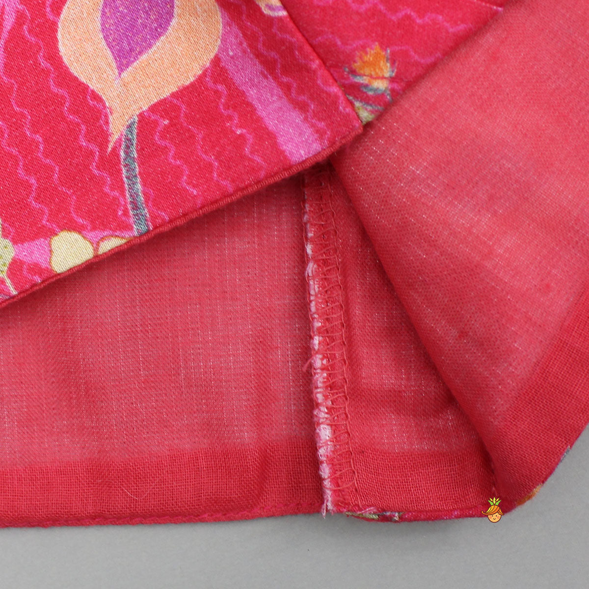Floral Printed Kurta And Jacket With Pyjama