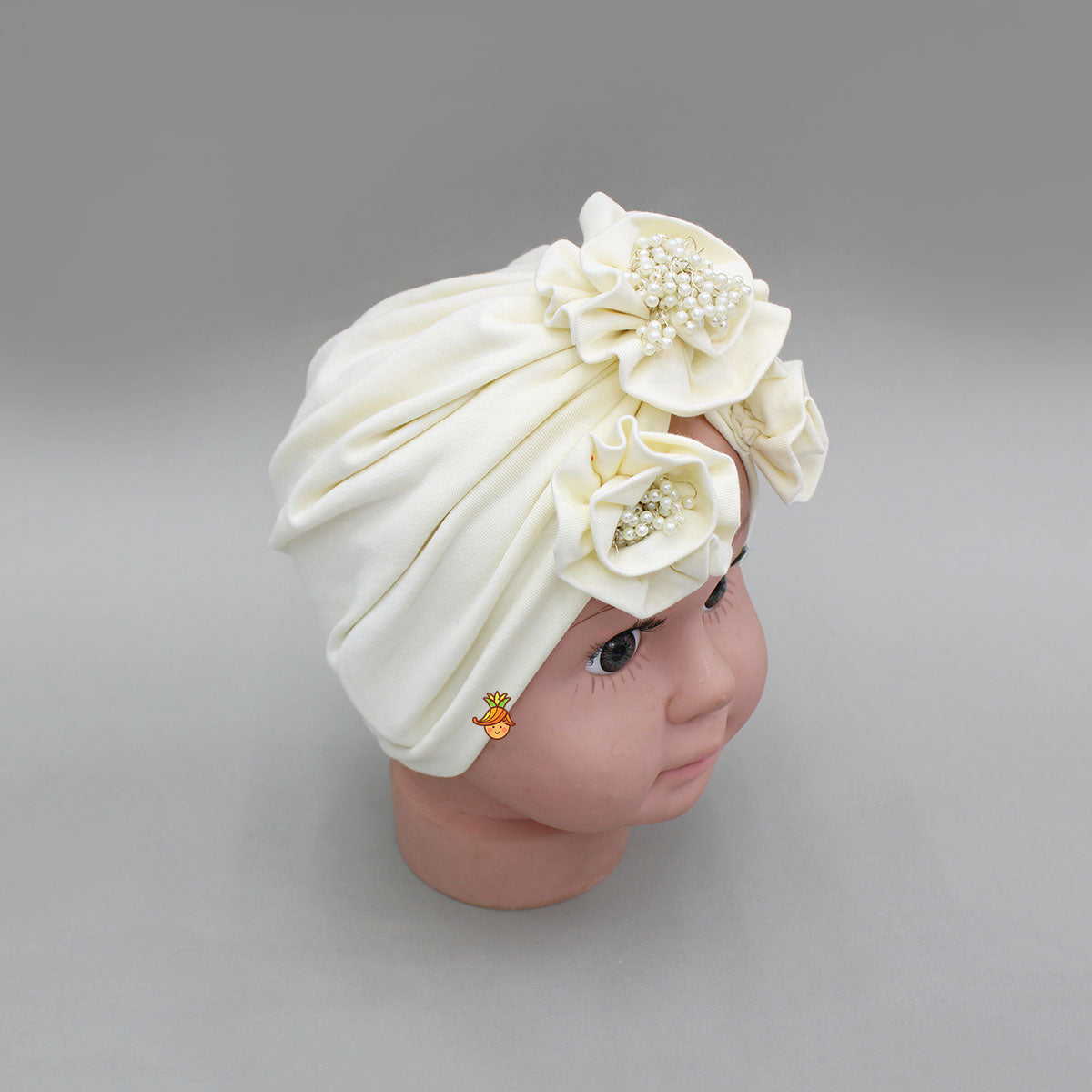 Elegant Embellished Cream Head Band