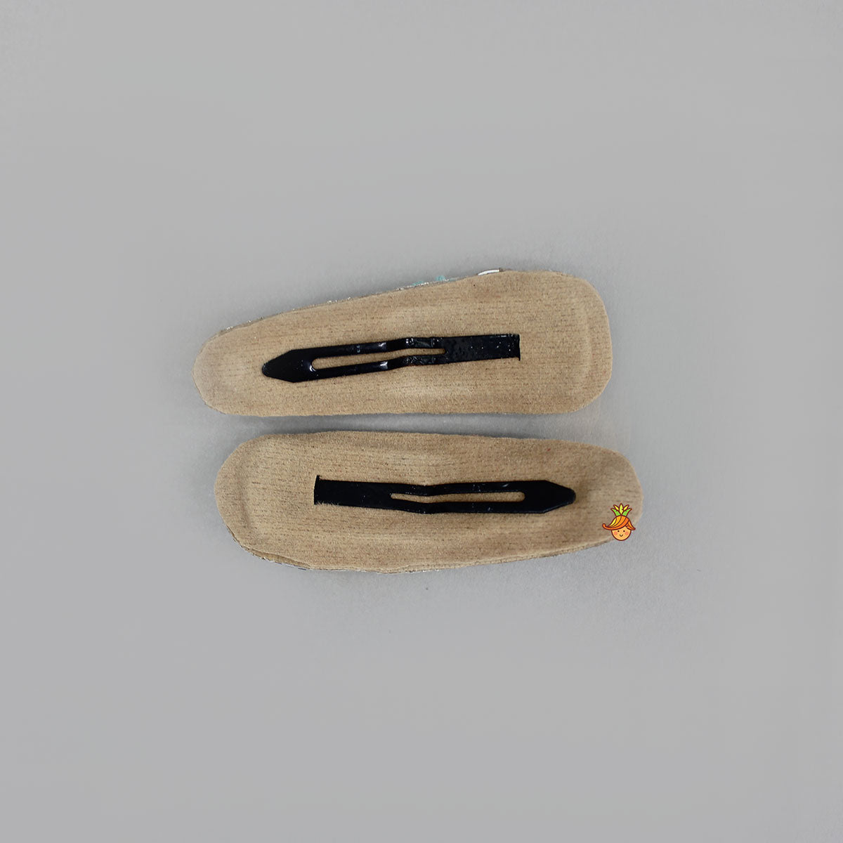 Beautiful Embroidered Hair Clips - Set Of 2