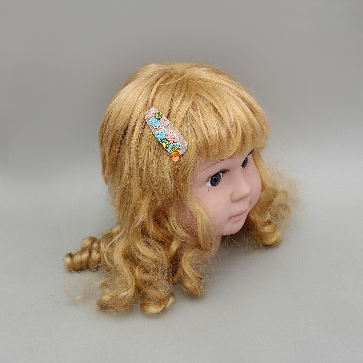 Beautiful Embroidered Hair Clips - Set Of 2