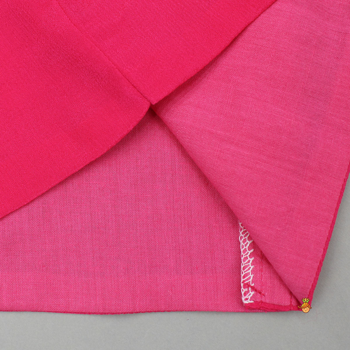 Pink Embroidered One Shoulder Top And Lehenga With Dupatta