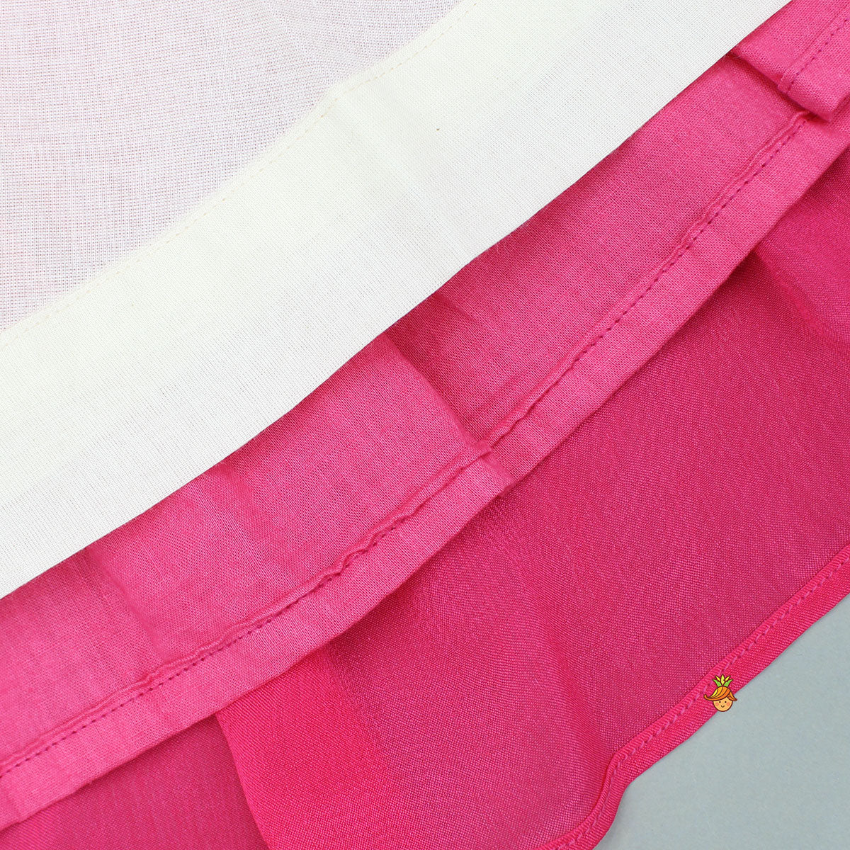 Pink Embroidered One Shoulder Top And Lehenga With Dupatta
