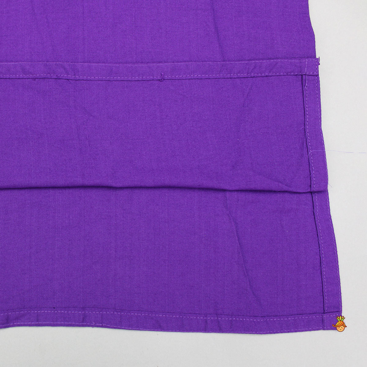 Purple Kurta With Bird Embroidered Jacket And Pyjama