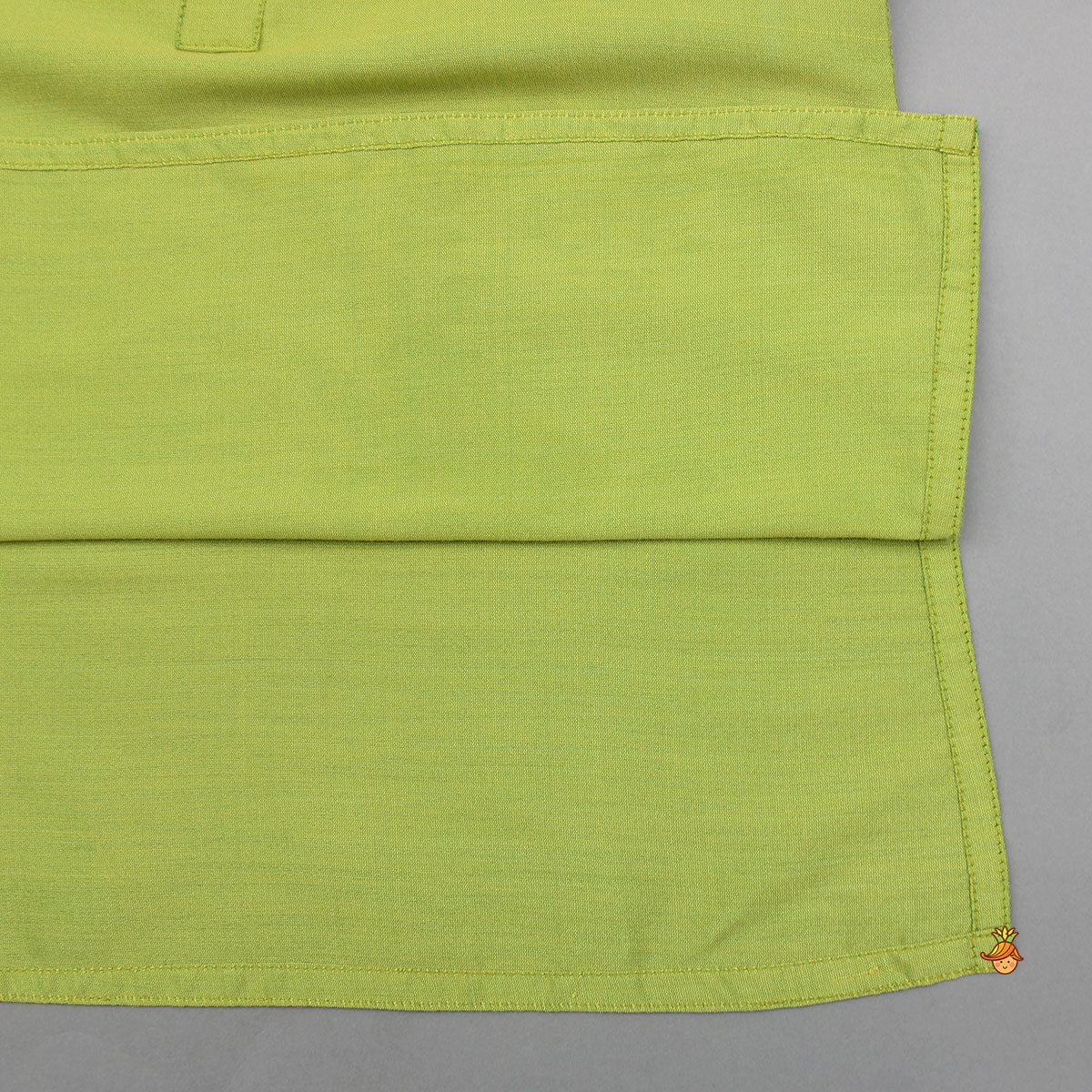Green Kurta With Bird Embroidered Jacket And Pyjama