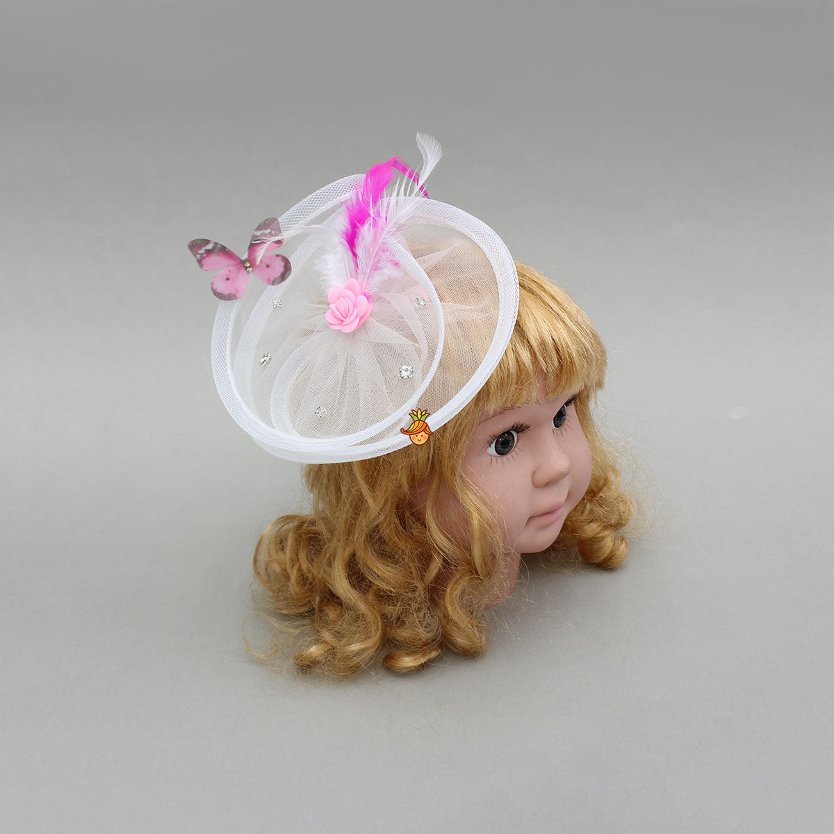 Butterfly Embellished Swirled Hair Clip