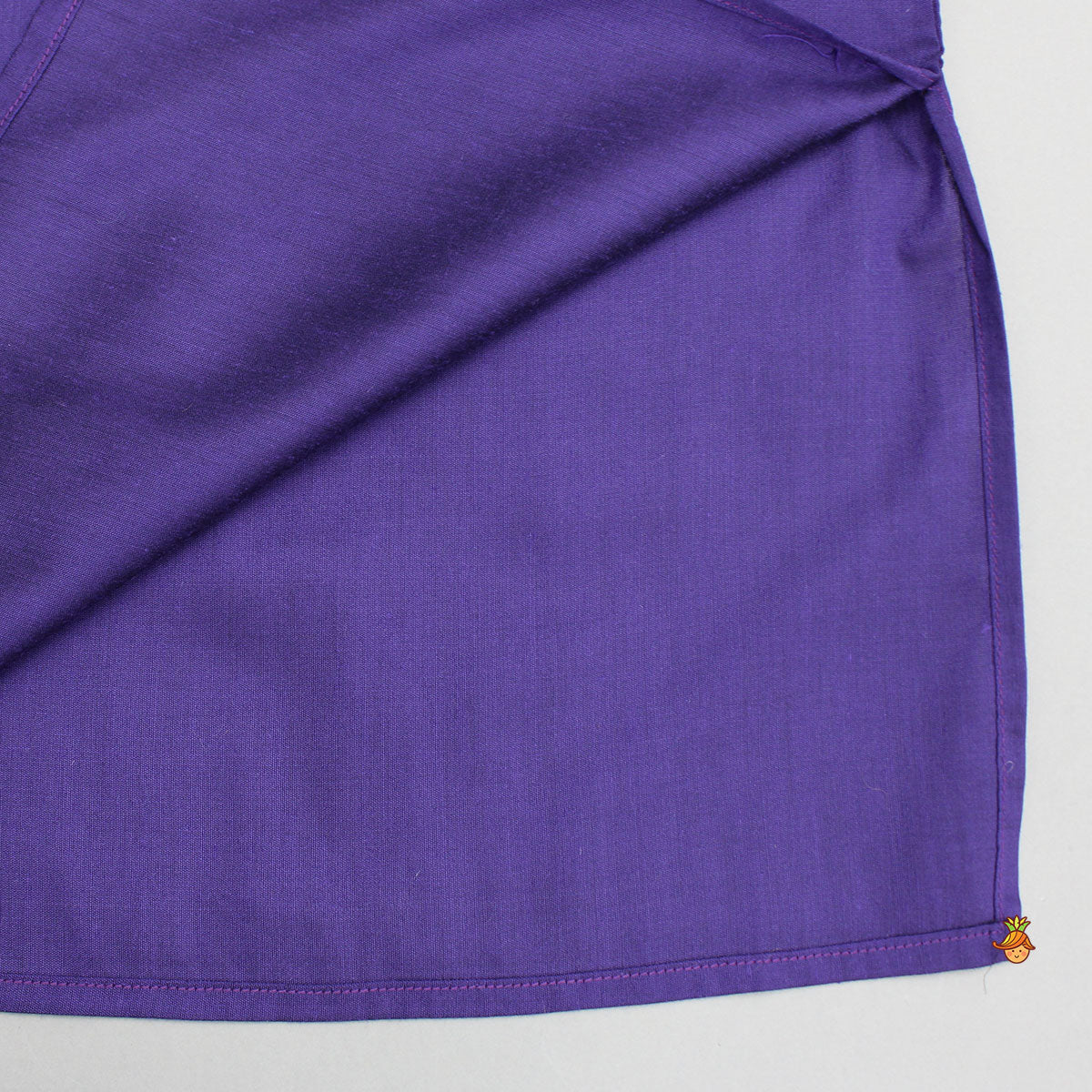 Purple Kurta And Brocade Jacket With Pant