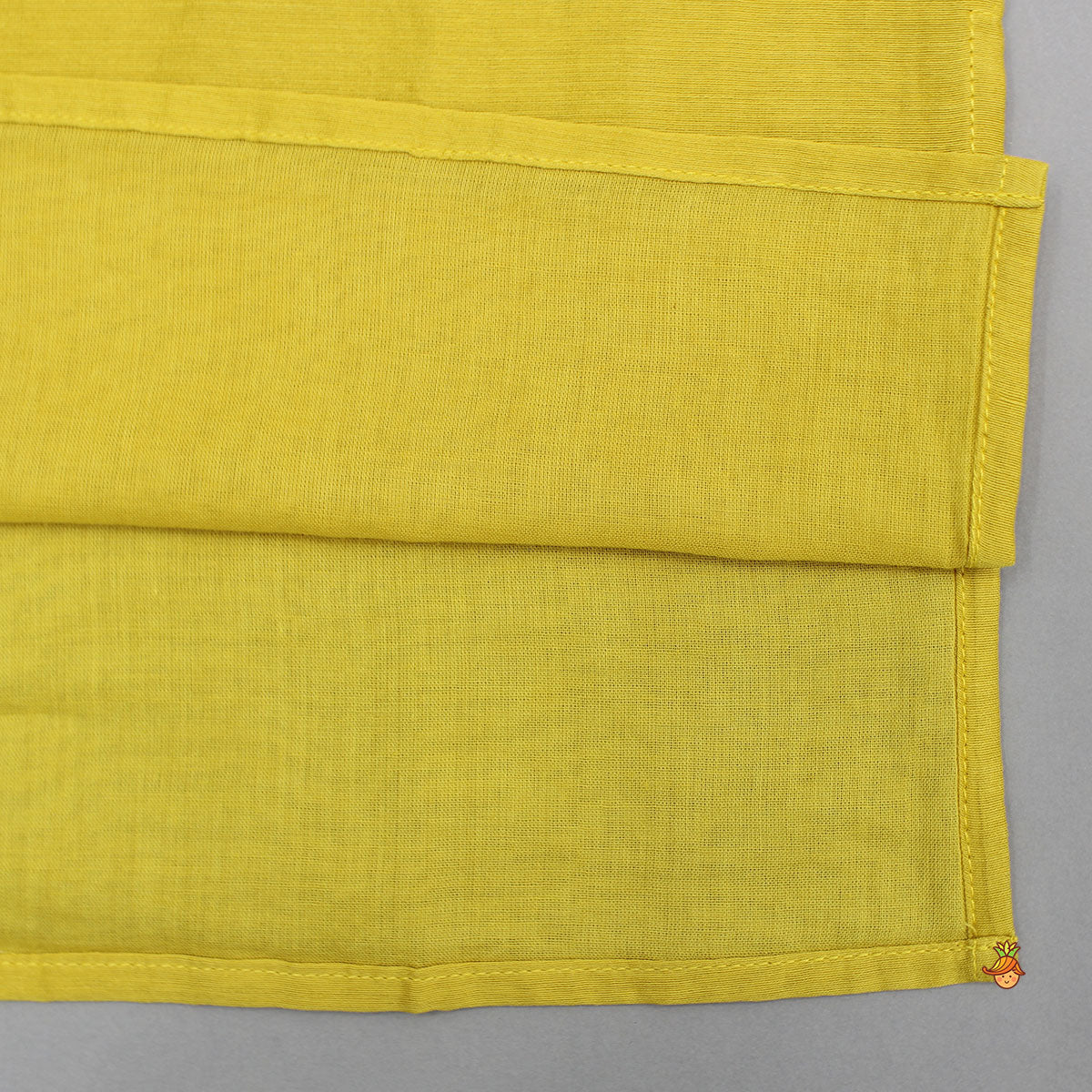 Mustard Kurta And Multicolour Printed Jacket With Pyjama