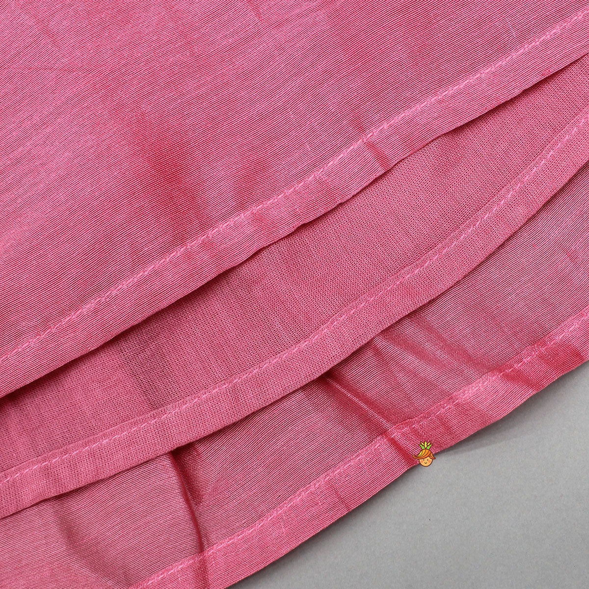 Hand Block Floral Printed Angarkha Style Top And Flared Lehenga