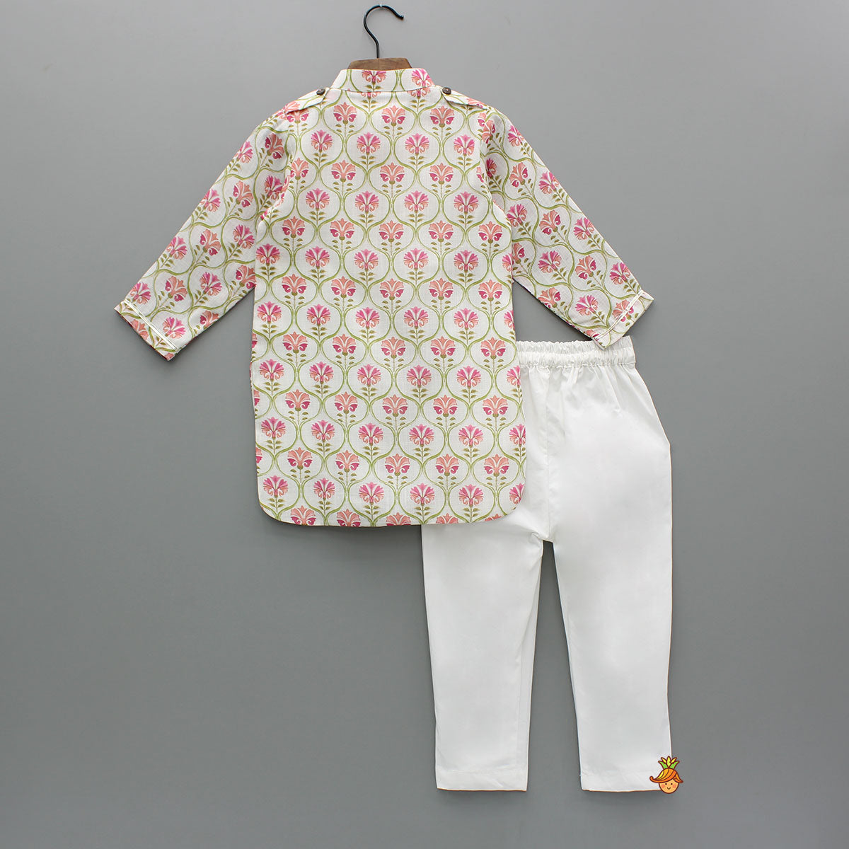 Multicolour Floral Printed Kurta And Pant