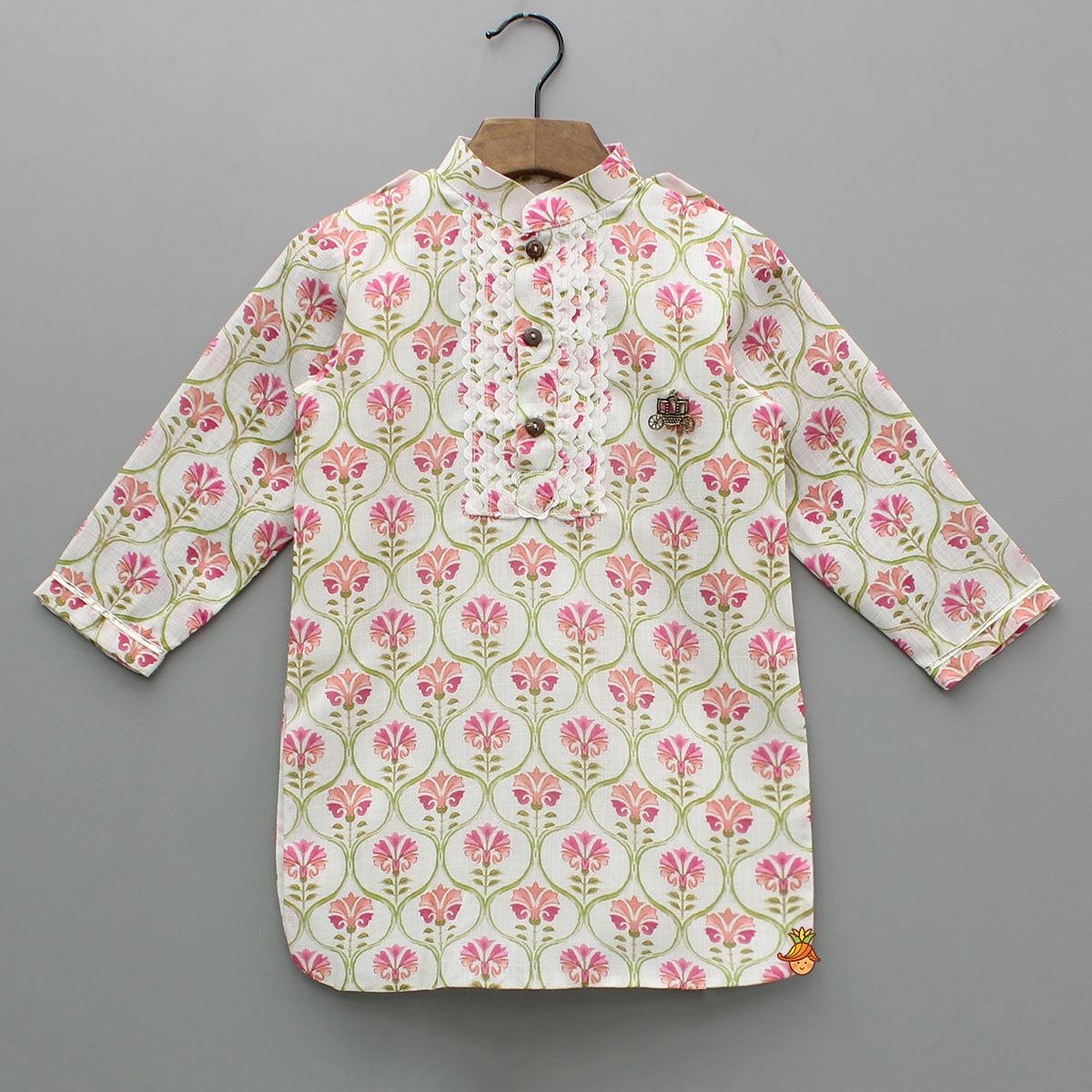 Multicolour Floral Printed Kurta And Pant