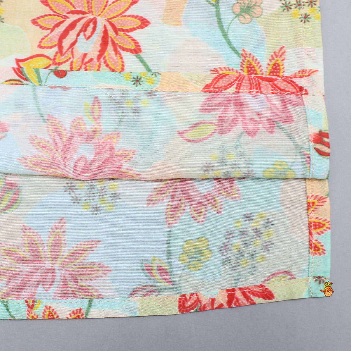 Multicolour Floral Printed Kurta And Pyjama