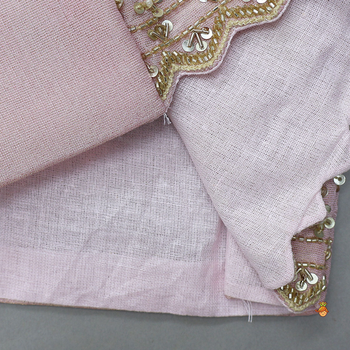 Shimmery Sequin Embroidered Crop Top With Flared Lehenga And Matching Dupatta