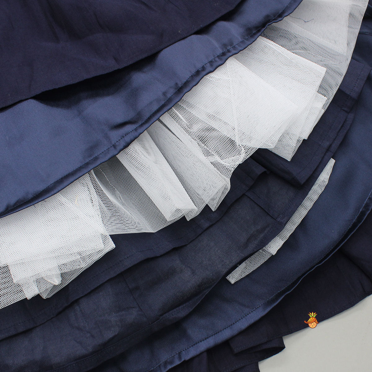 Heavy Embroidered Blue Top And Lehenga