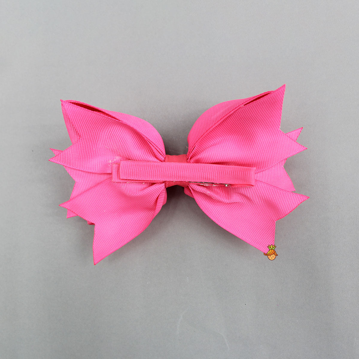 Hot Pink Bow Hair Clip
