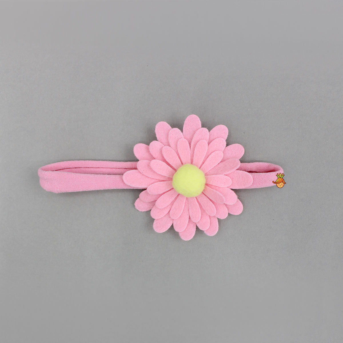 Set Of Soft Pink And Yellow Headbands