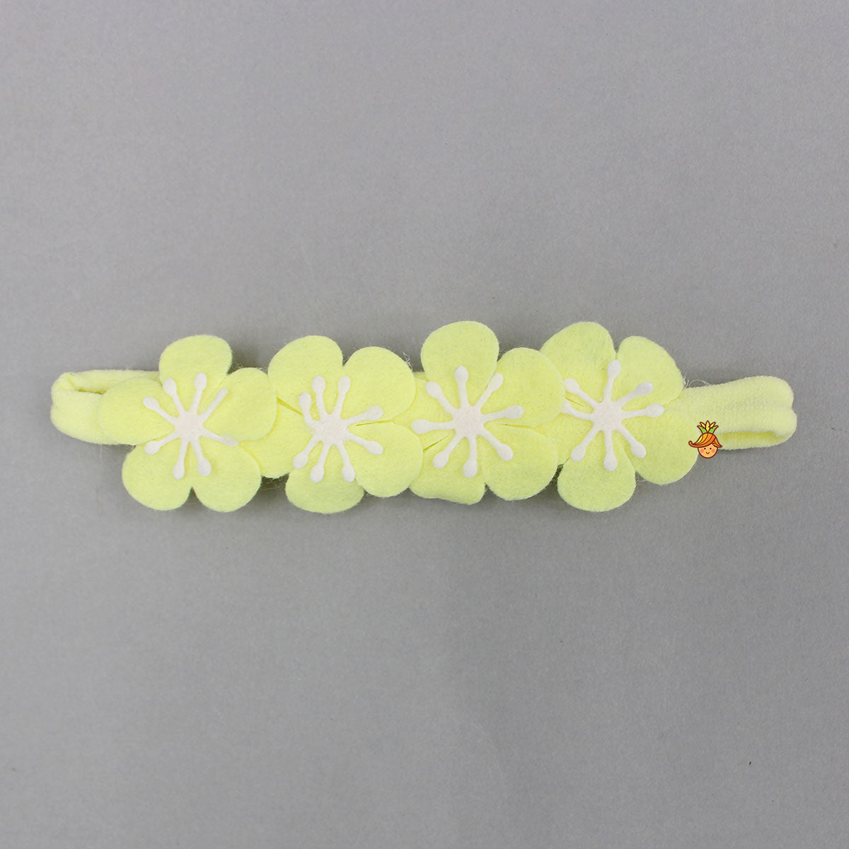 Set Of Soft Pink And Yellow Headbands