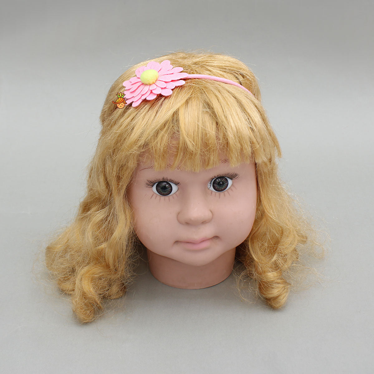 Set Of Soft Pink And Yellow Headbands