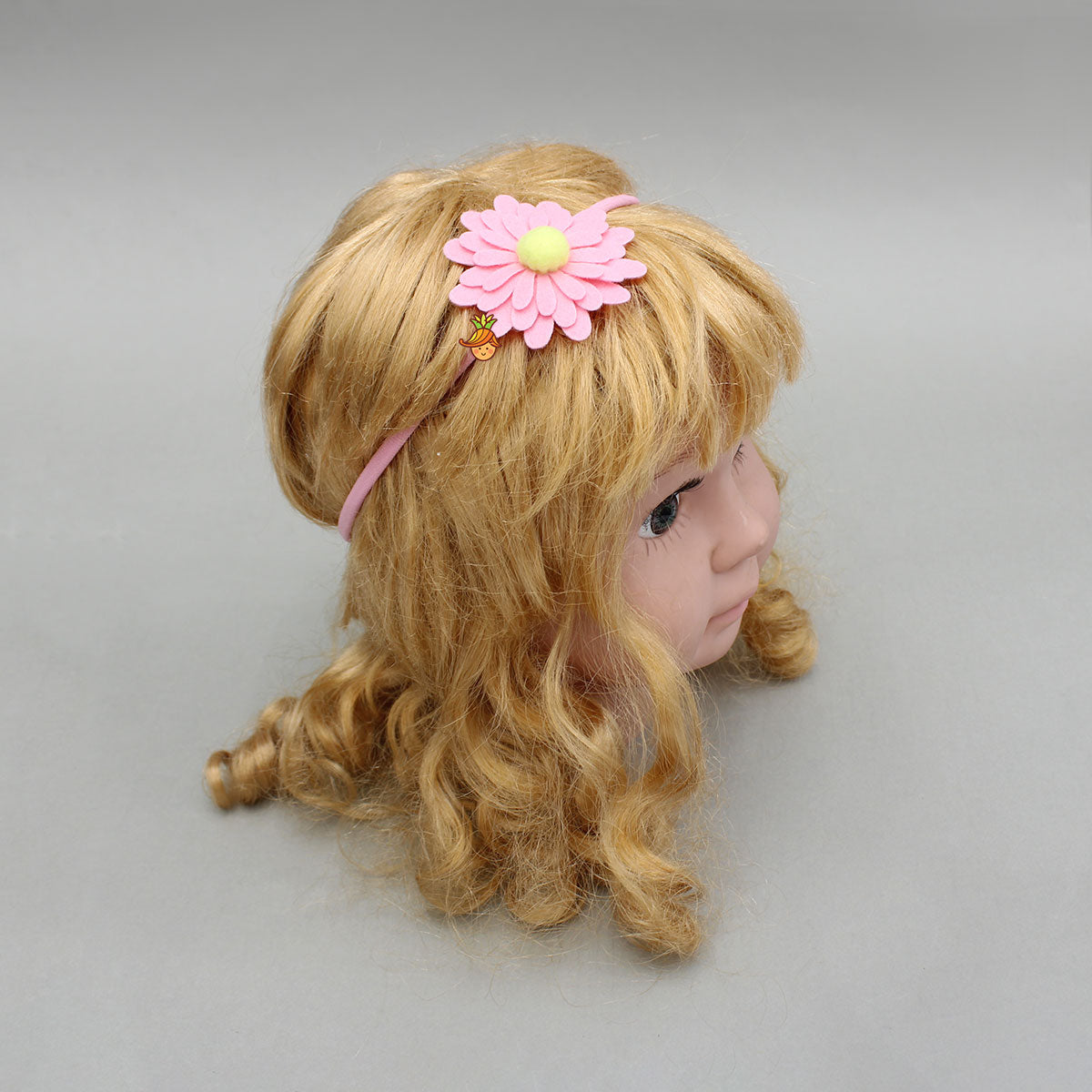 Set Of Soft Pink And Yellow Headbands
