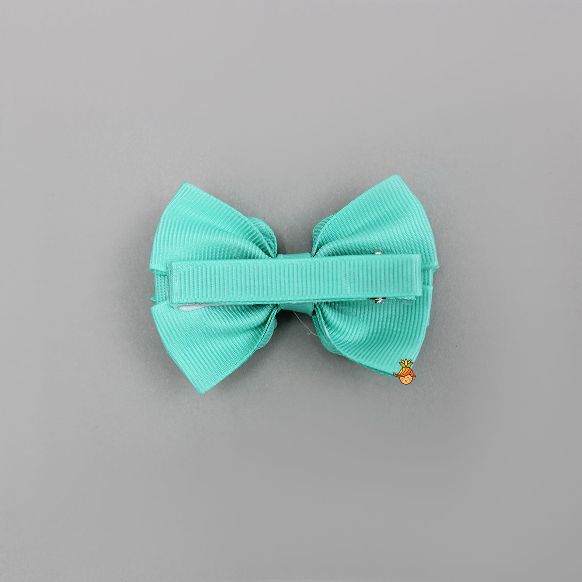 Blue Petal Design Bow Hair Clip