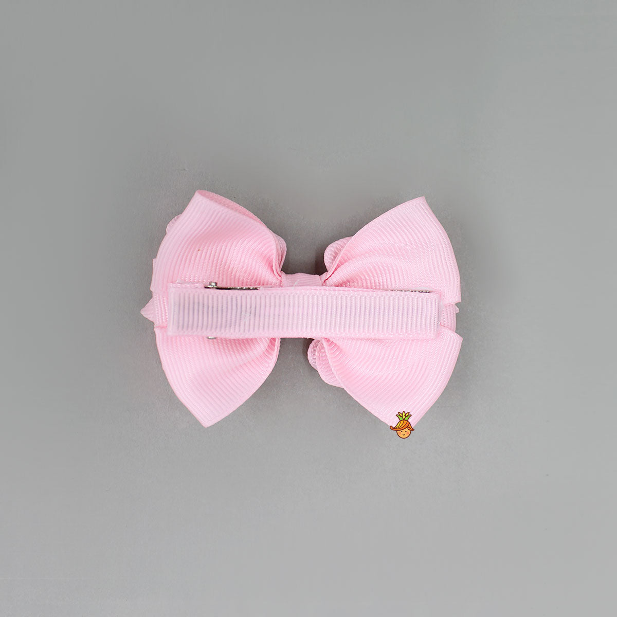 Handmade Pink Ribbon Bow Hair Clip