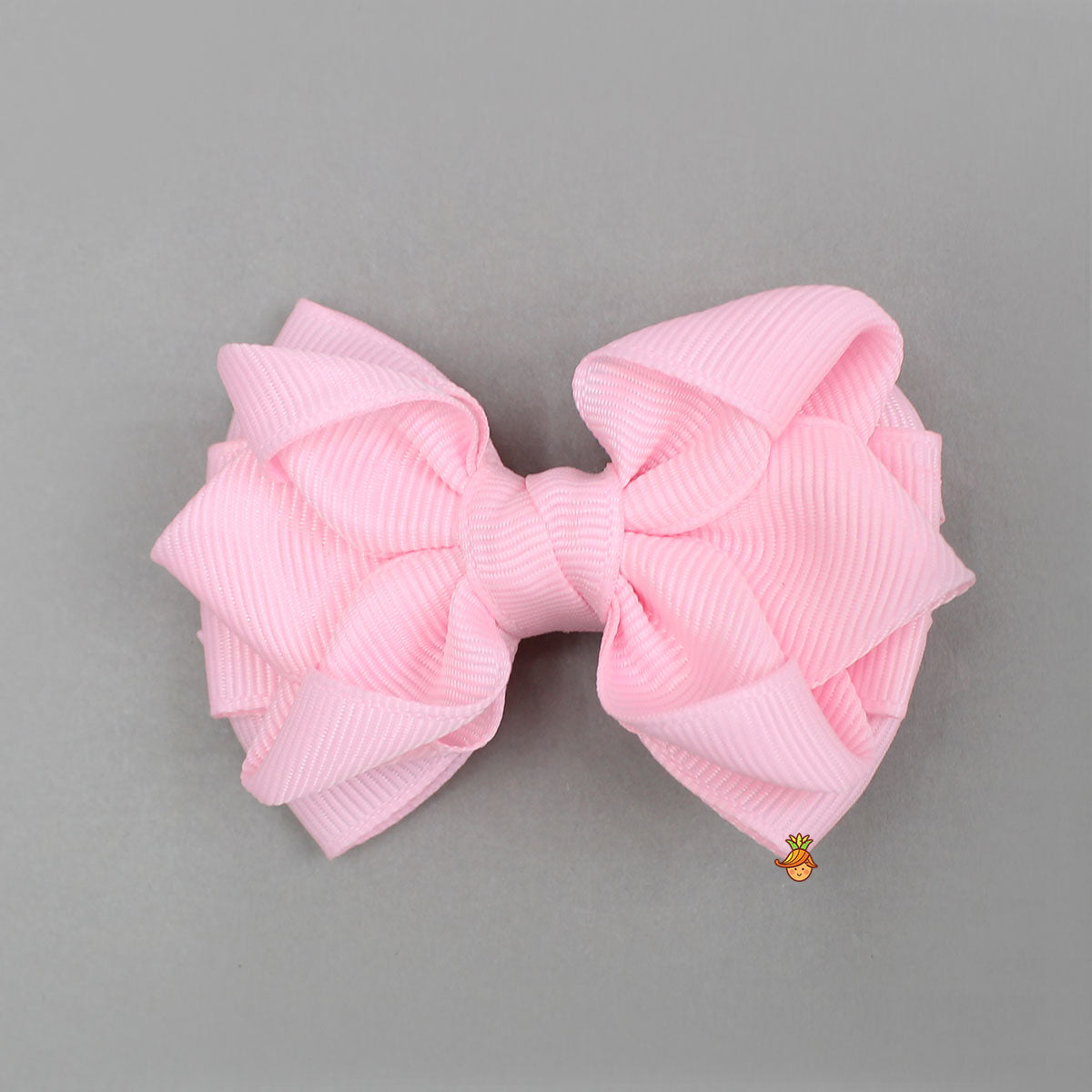 Handmade Pink Ribbon Bow Hair Clip